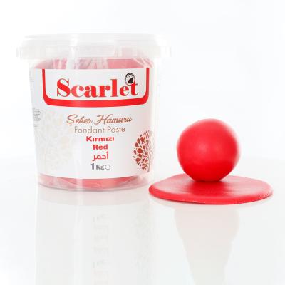 Şeker Hamuru - Kırmızı - 1KG