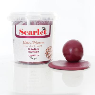 Şeker Hamuru - Mürdüm - 1KG